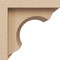 Ekena Millwork 5"W x 5"D x 5"H Wide Emerson Rough Cedar Woodgrain TimberThane Corbel, Primed Tan CORUR05X05X05EMRRCPR - alternate 4